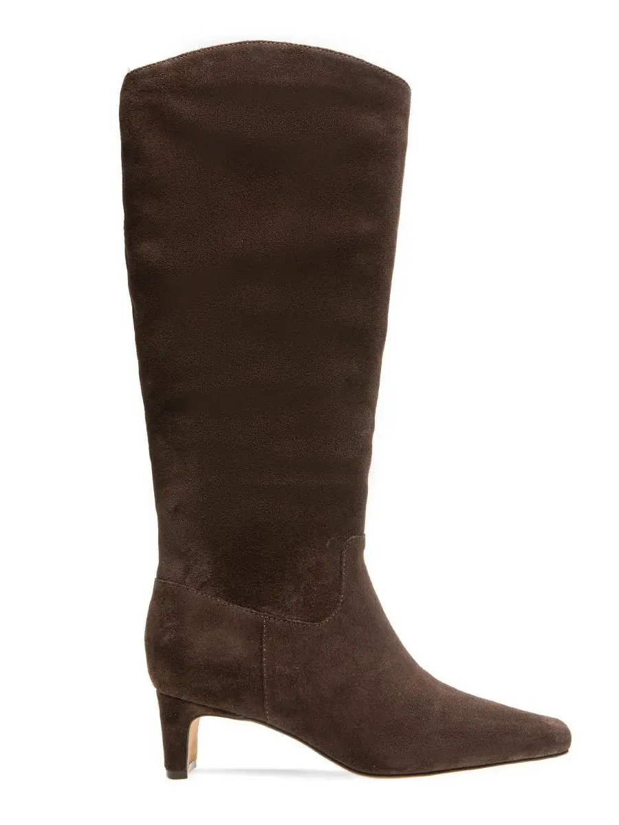 Ботинки женские из замши с острым мысом Jack Pointed Toe Boot Splendid — изображение 2 из 5, коричневый