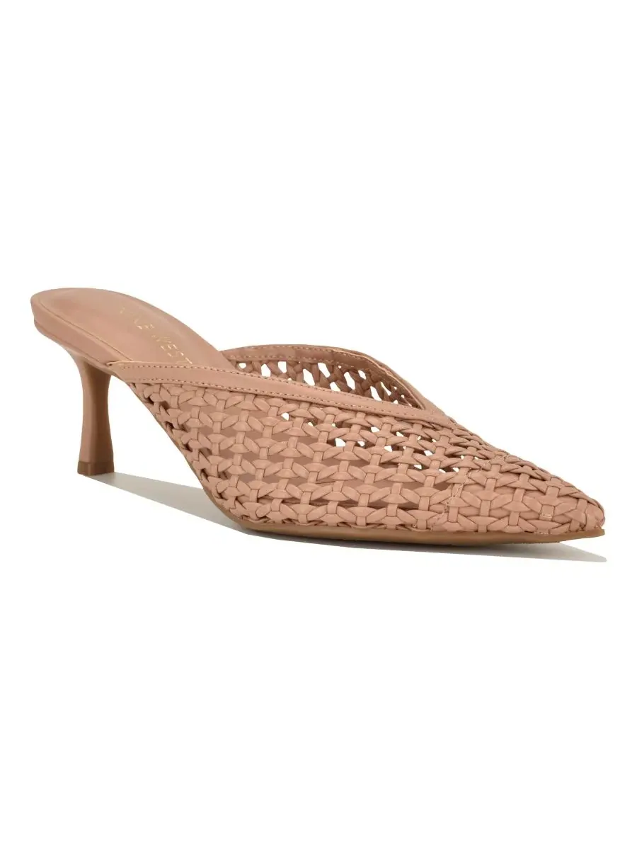 Женские туфли-мюли Amelli Woven Kitten Heel Dress Mules Nine West