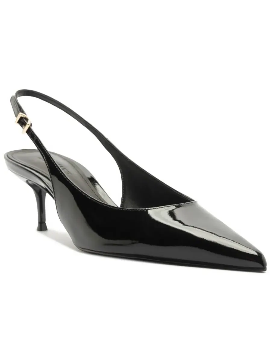 Туфли-лодочки с ремешком на пятке Paola Mid Slingback Pumps Schutz — изображение 1 из 12, черный