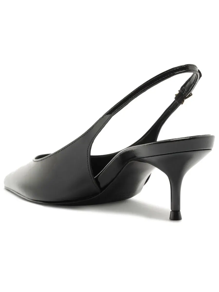 Туфли-лодочки с ремешком на пятке Paola Mid Slingback Pumps Schutz — изображение 6 из 12, черный