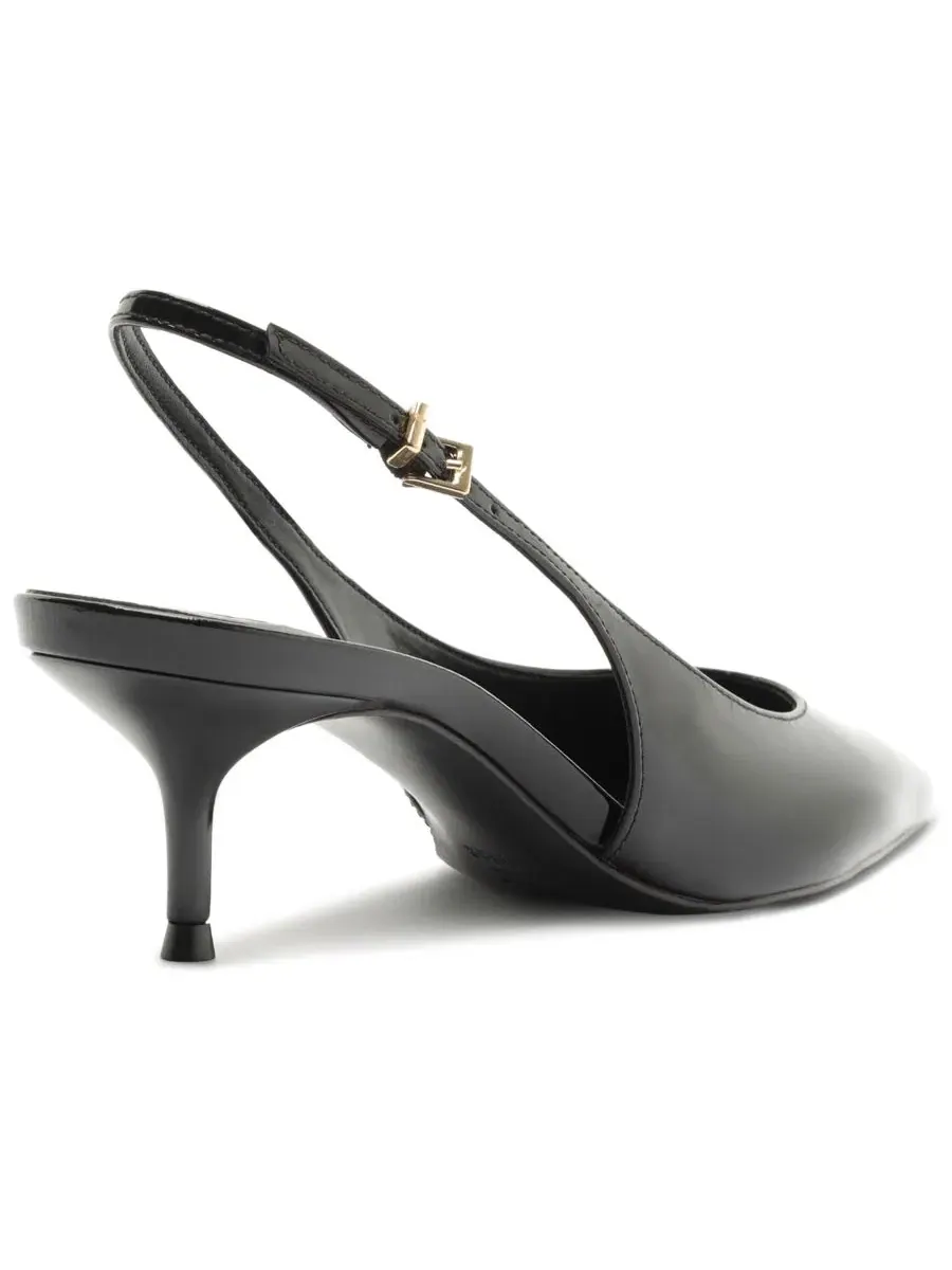 Туфли-лодочки с ремешком на пятке Paola Mid Slingback Pumps Schutz — изображение 7 из 12, черный