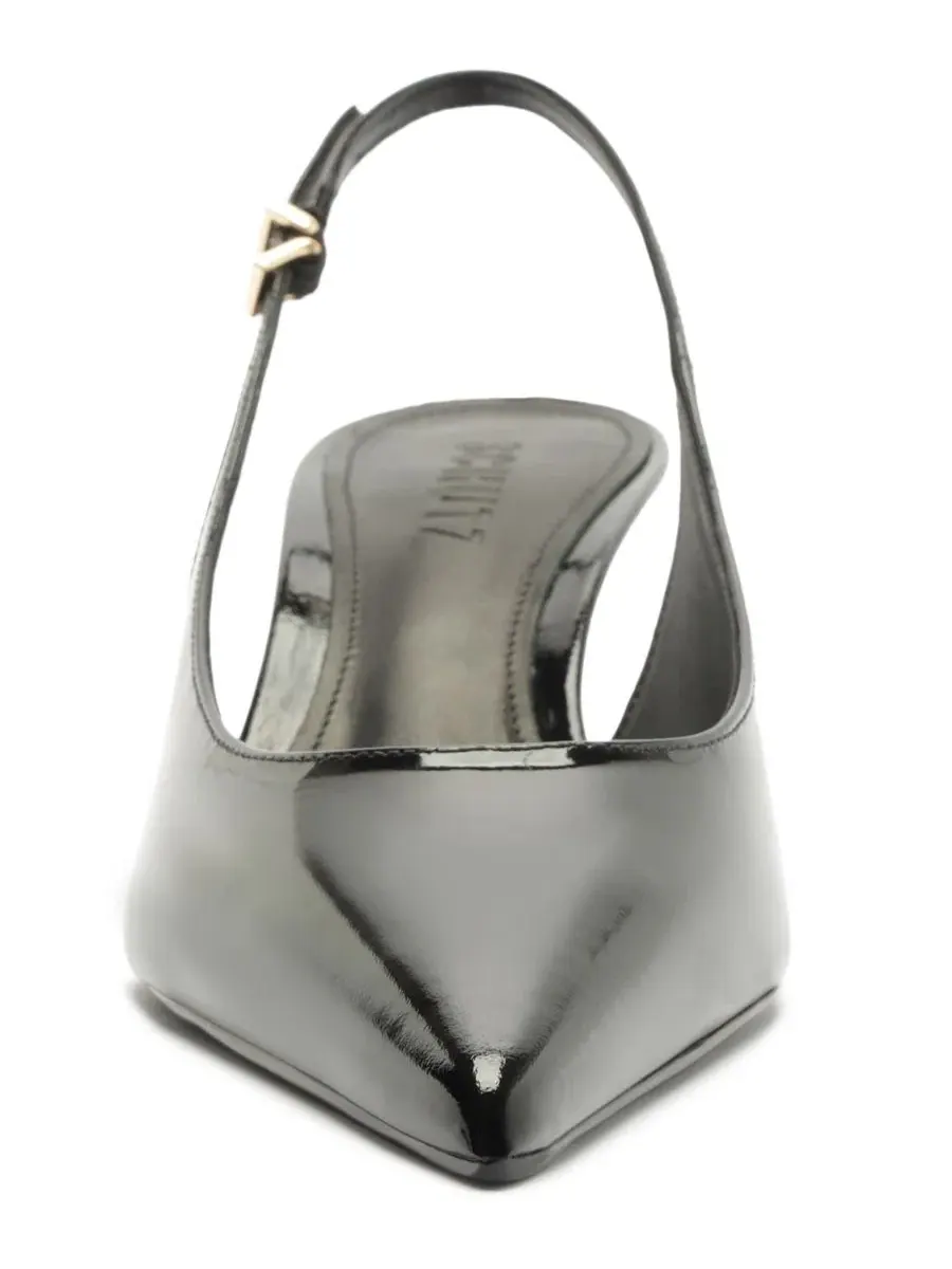 Туфли-лодочки с ремешком на пятке Paola Mid Slingback Pumps Schutz — изображение 9 из 12, черный