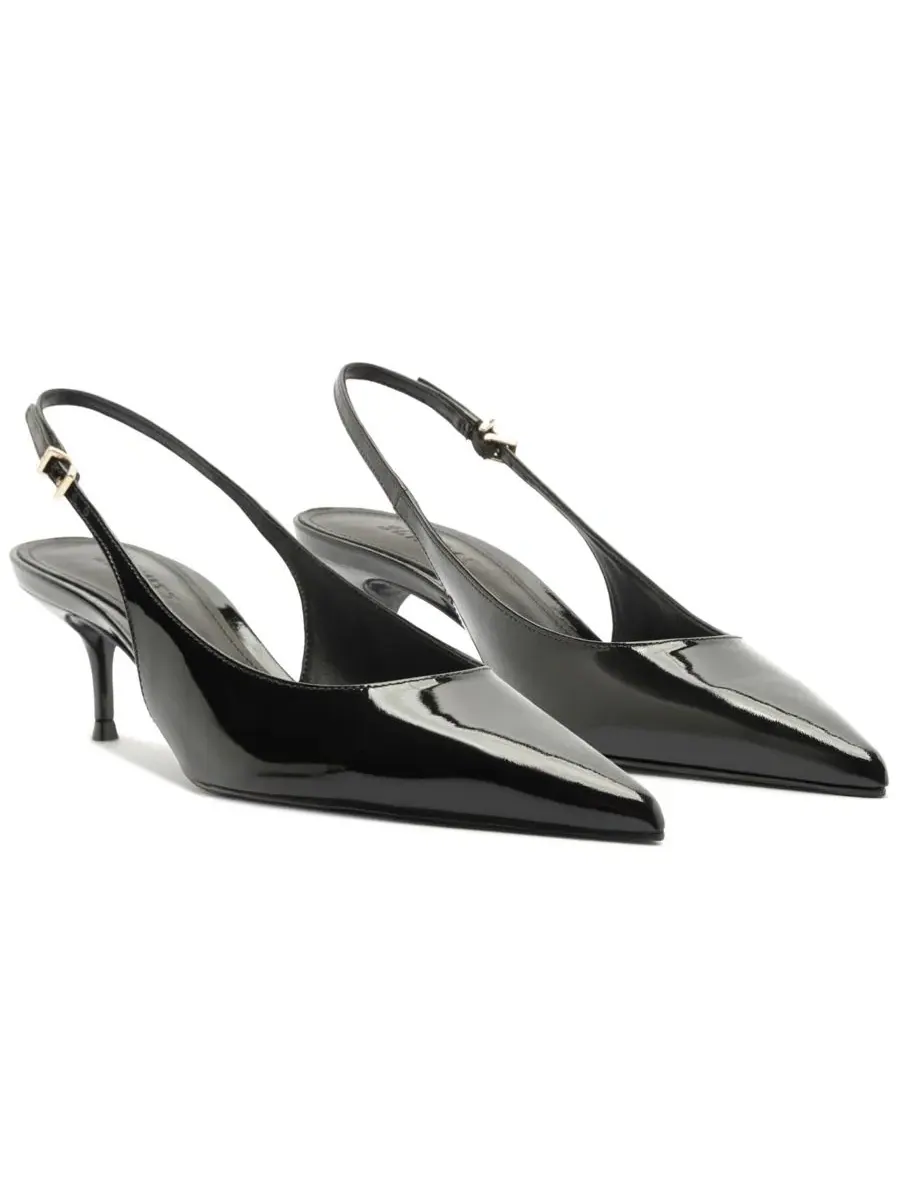 Туфли-лодочки с ремешком на пятке Paola Mid Slingback Pumps Schutz — изображение 10 из 12, черный
