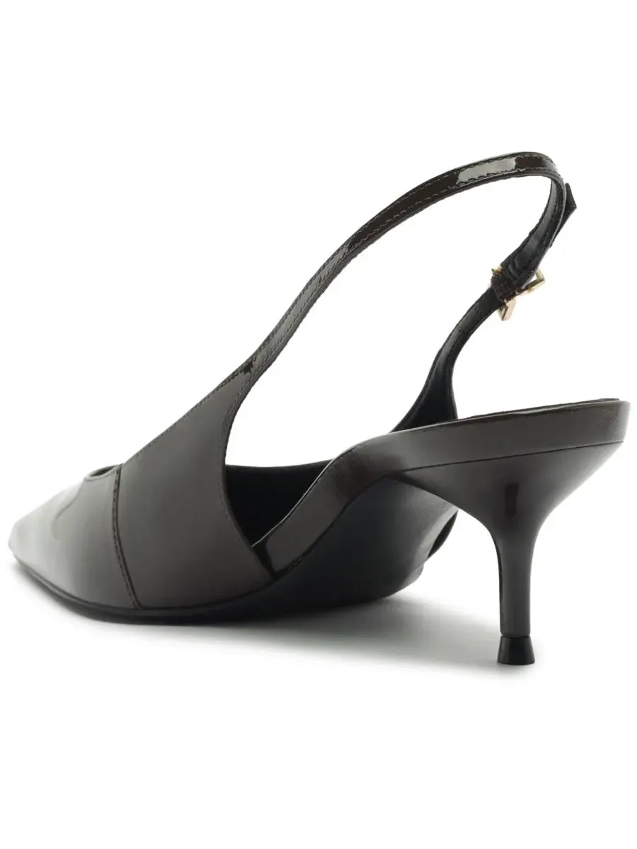 Туфли-лодочки Paola Mid Slingback Schutz — изображение 6 из 12, коричневый