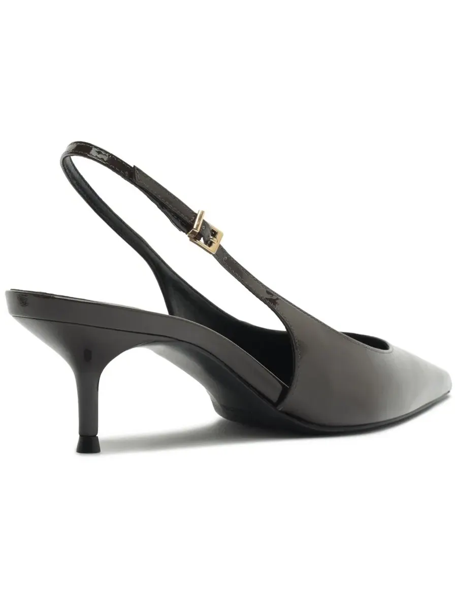 Туфли-лодочки Paola Mid Slingback Schutz — изображение 7 из 12, коричневый