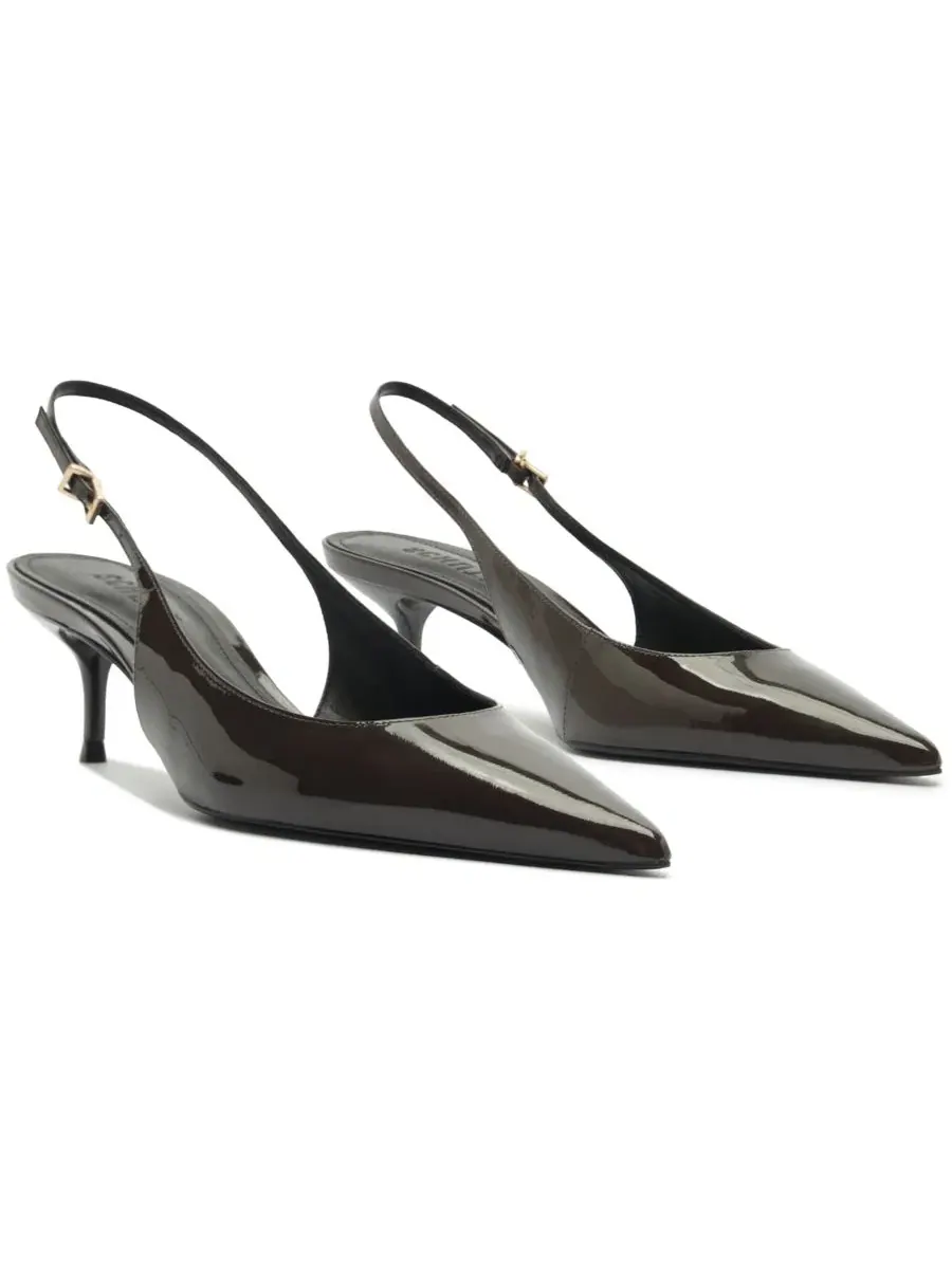 Туфли-лодочки Paola Mid Slingback Schutz — изображение 10 из 12, коричневый