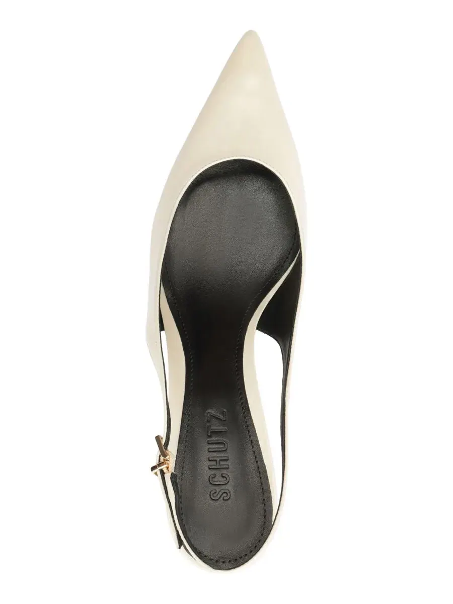 Туфли-лодочки Paola Mid Slingback Schutz — изображение 4 из 12, белый