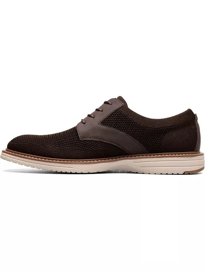 Мужские оксфорды Griff Knit Plain Toe Nunn Bush — изображение 3 из 7, коричневый