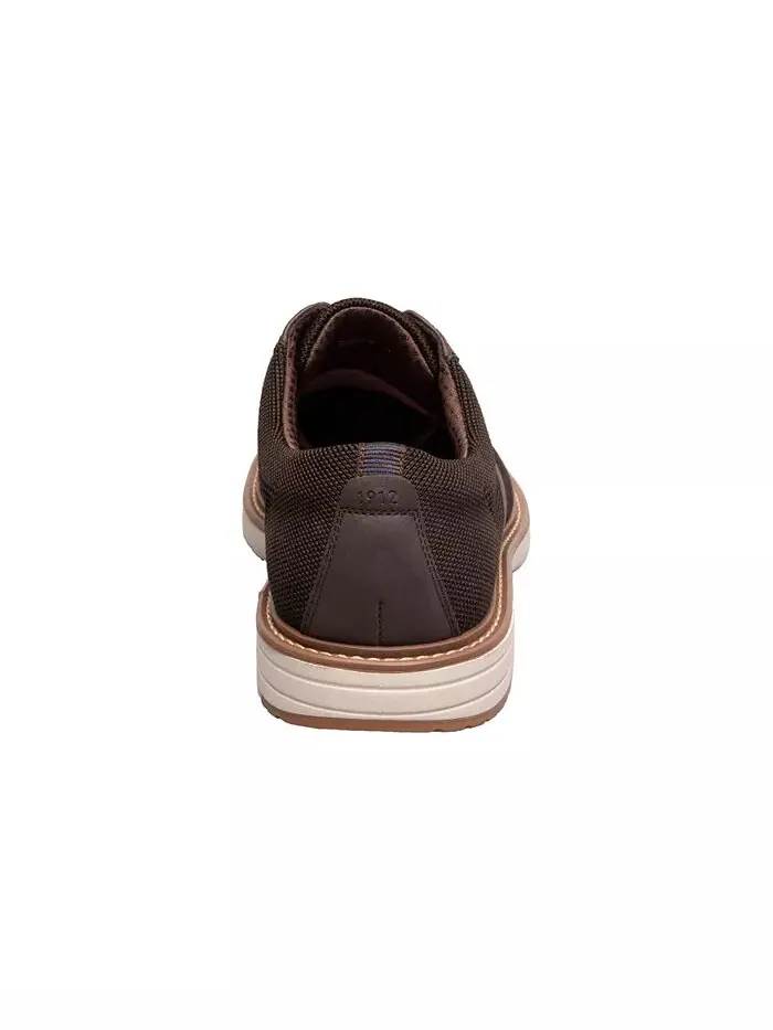 Мужские оксфорды Griff Knit Plain Toe Nunn Bush — изображение 5 из 7, коричневый