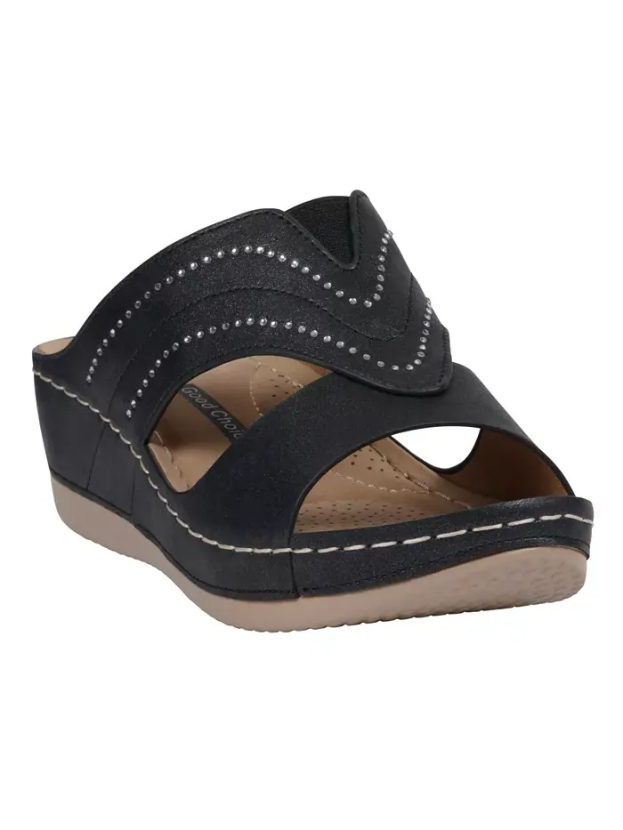 Женские босоножки Johanna на платформе с декоративными элементами GC Shoes — изображение 1 из 5, черный