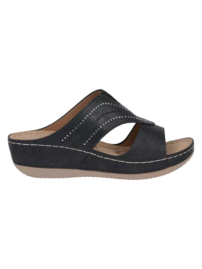 Женские босоножки Johanna на платформе с декоративными элементами GC Shoes — изображение 2 из 5, черный