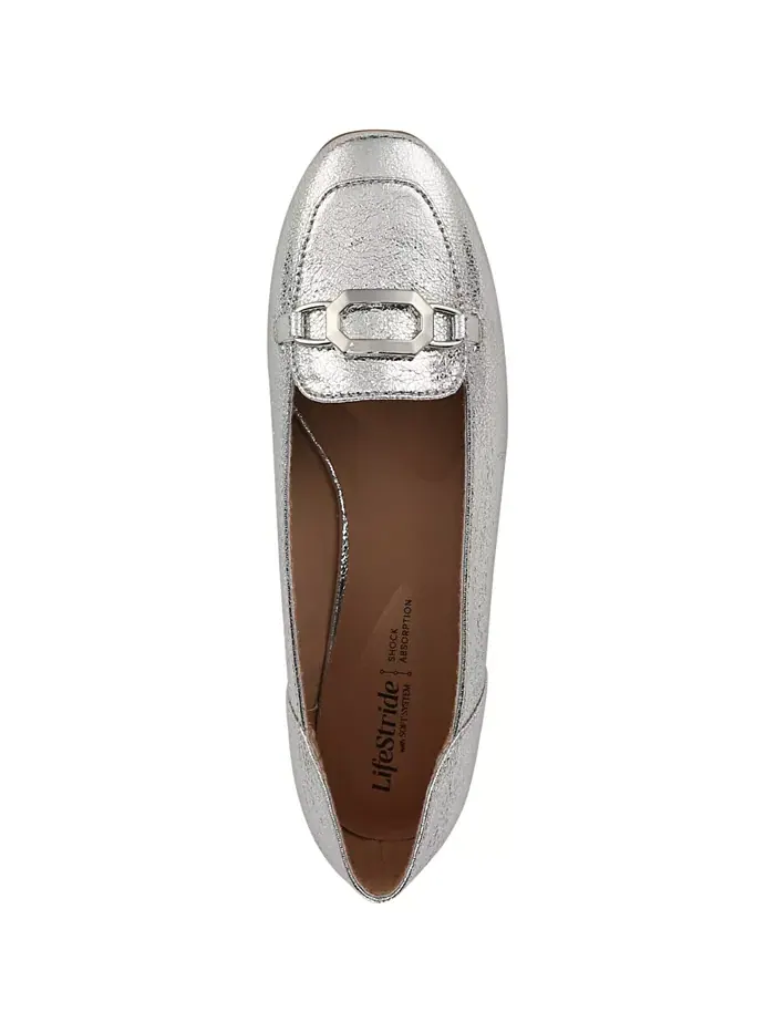Женские балетки Celine Ballerina LifeStride — изображение 4 из 7, серебристый