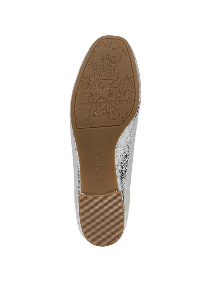 Женские балетки Celine Ballerina LifeStride — изображение 5 из 7, серебристый