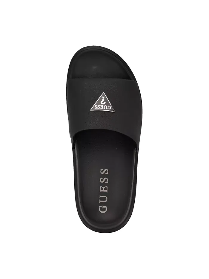 Мужские модные шлепанцы Vesper Branded GUESS — изображение 4 из 5, черный