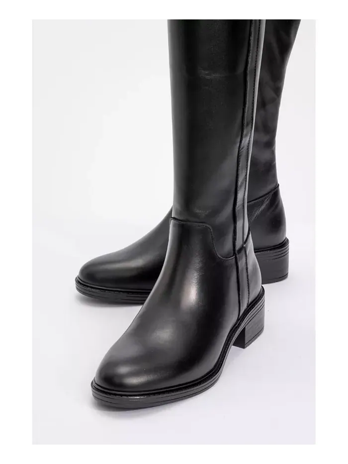 Кожаные ботинки Acro (женские) Forever & Always Shoes — изображение 3 из 7, черный
