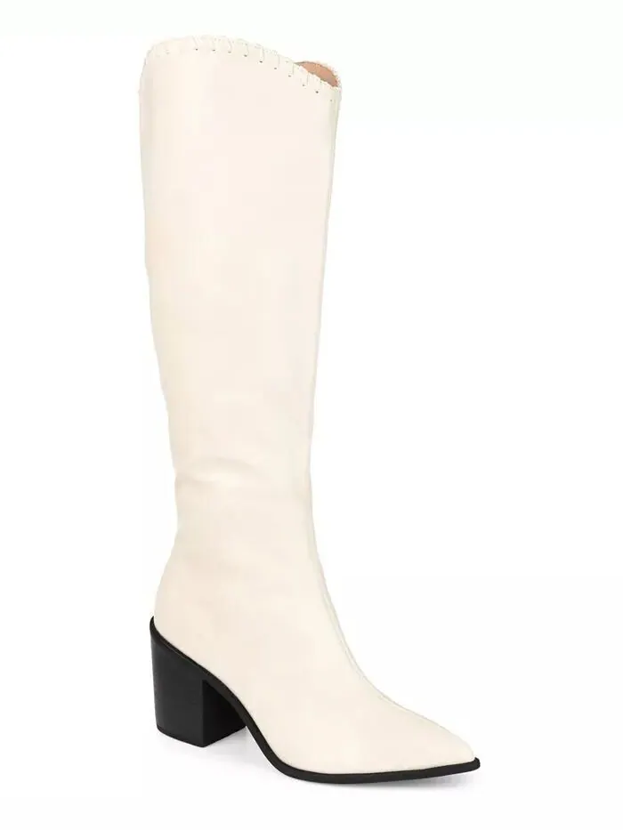 Женские ковбойские сапоги Daria Wide Calf до колена Journee Collection