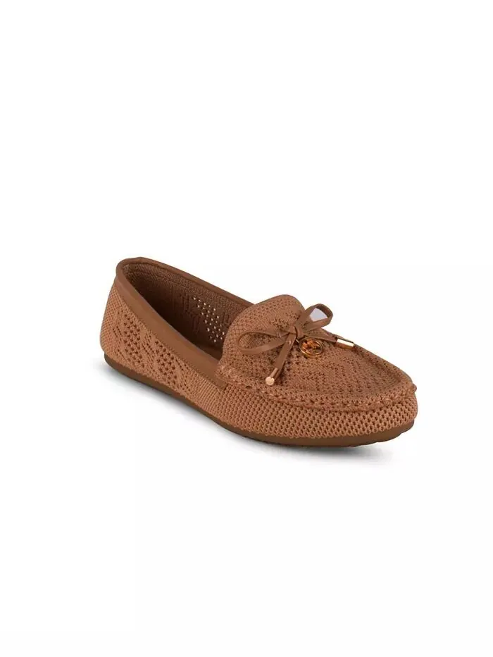 Женские трикотажные туфли Rita Slip On Flats Gloria Vanderbilt — изображение 1 из 4, цвет виски