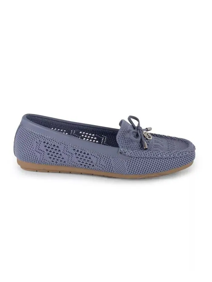 Женские трикотажные туфли Rita Slip On Flats Gloria Vanderbilt — изображение 2 из 4, джинсовый синий