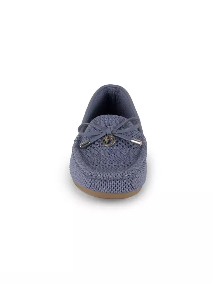 Женские трикотажные туфли Rita Slip On Flats Gloria Vanderbilt — изображение 4 из 4, джинсовый синий