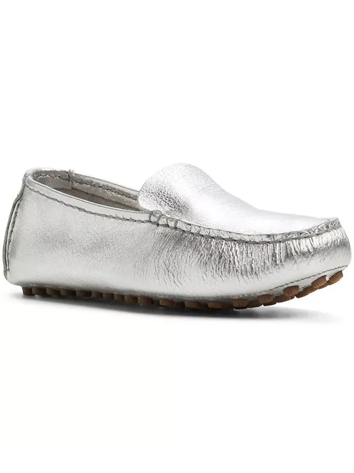 Женские балетки Port Driver с круглым носом Sperry — изображение 1 из 9, серебряный