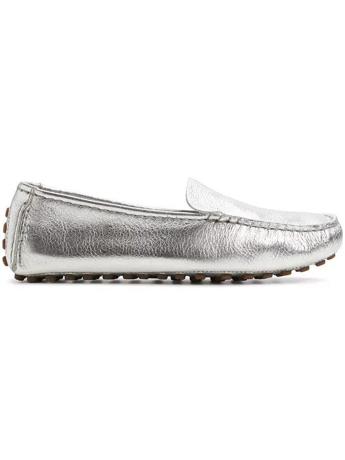 Женские балетки Port Driver с круглым носом Sperry — изображение 2 из 9, серебряный