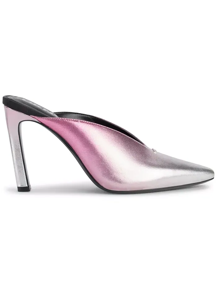 Женские мюли Cadena Slip On DKNY — изображение 2 из 5, розовый серебристый