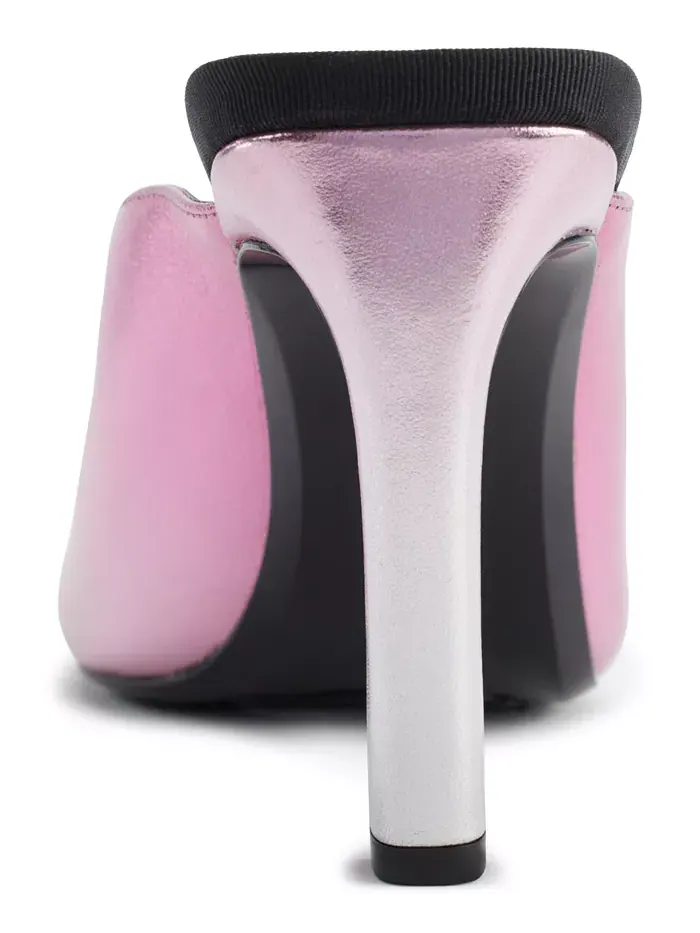 Женские мюли Cadena Slip On DKNY — изображение 3 из 5, розовый серебристый