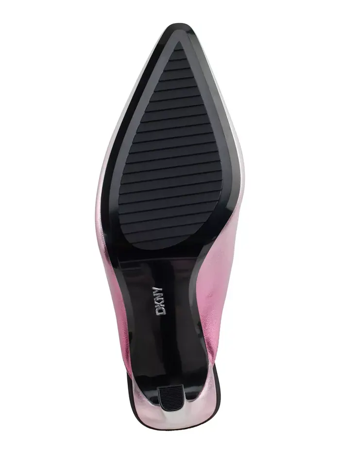 Женские мюли Cadena Slip On DKNY — изображение 5 из 5, розовый серебристый