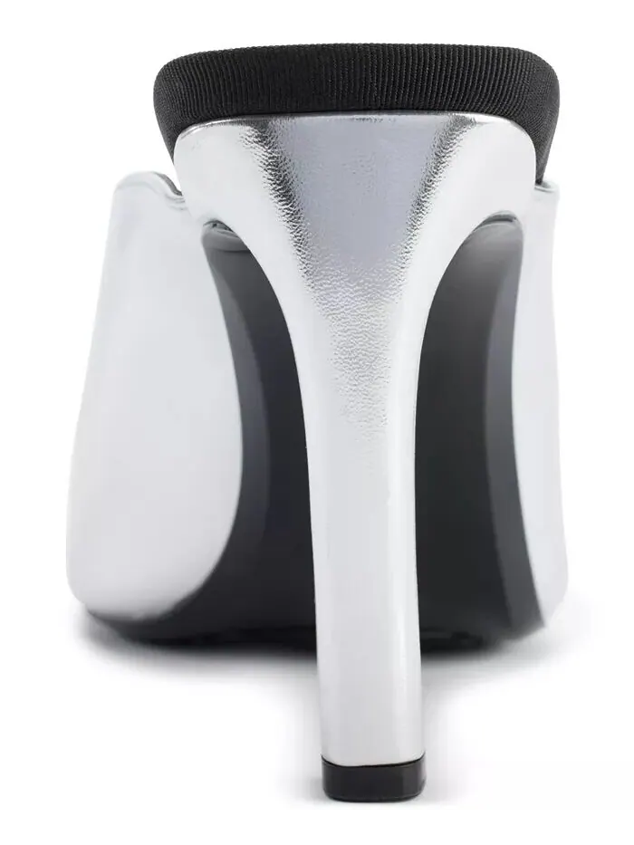 Женские туфли-лодочки Cadena Slip On Mule DKNY — изображение 3 из 5, серебряный