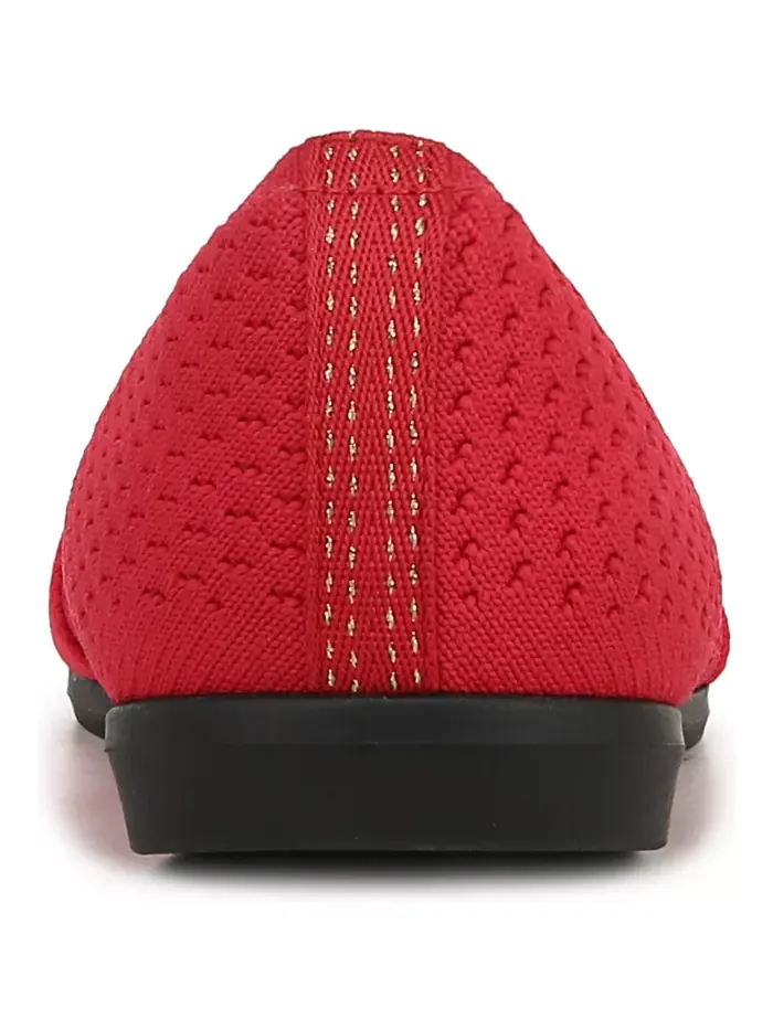 Женские балетки Kissed Washable LifeStride — изображение 3 из 5, красный