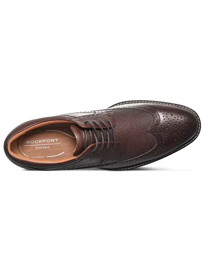 Мужские классические оксфорды Fallo на шнуровке Rockport — изображение 2 из 5, коричневый