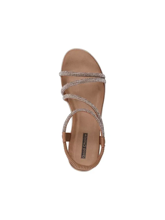 Женские сандалии Emory на платформе с декоративными элементами GC Shoes — изображение 4 из 5, золото