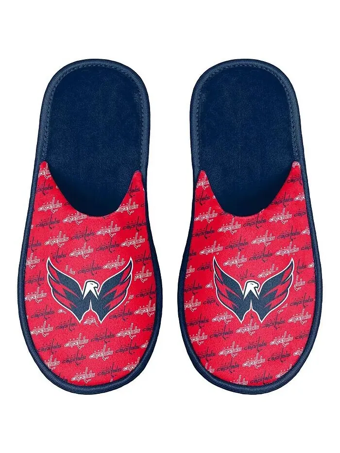 Тапочки детские для мальчиков и девочек команды Washington Capitals Scuff FOCO — изображение 1 из 3