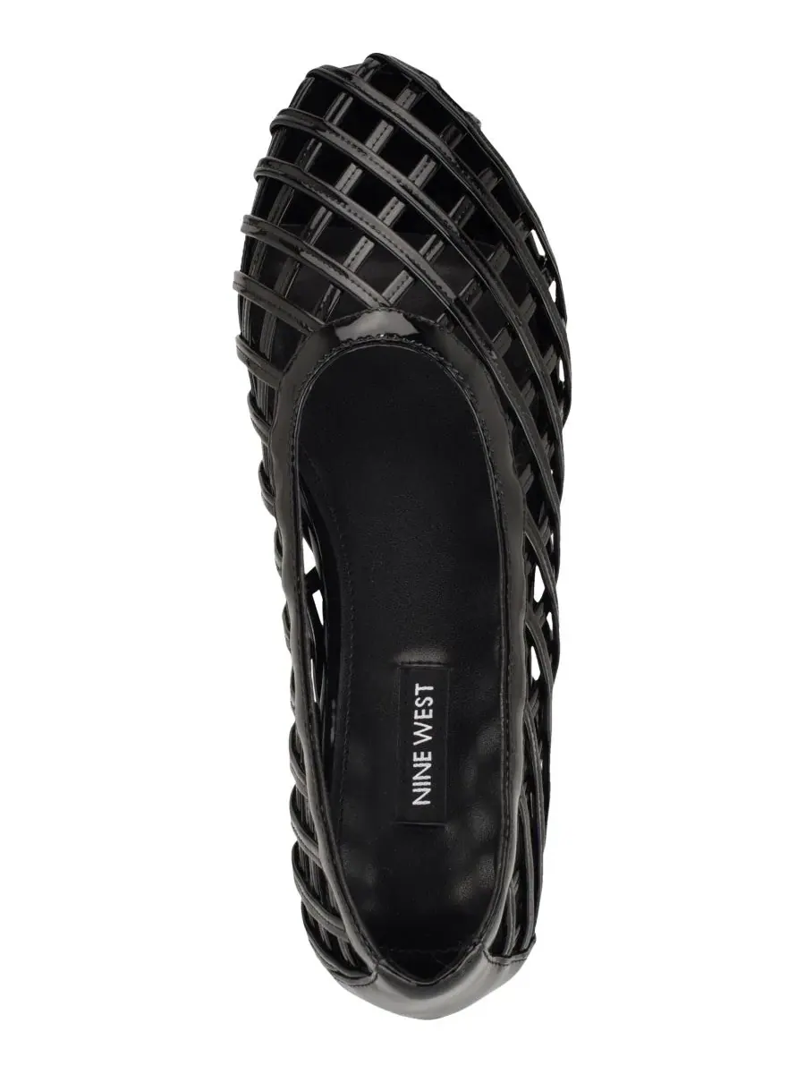Женские плетеные балетки Dippy Airy без шнурков Nine West — изображение 4 из 5, черный