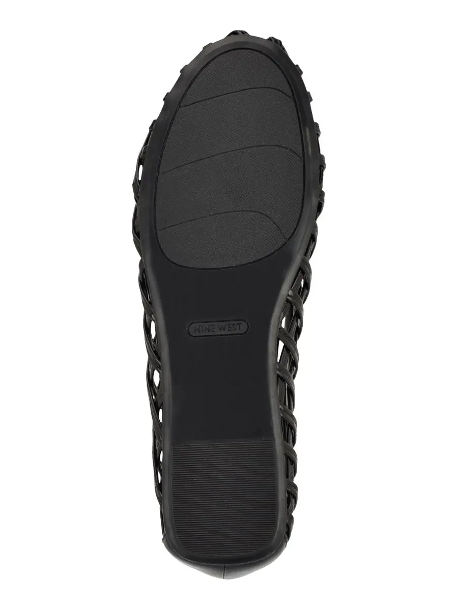 Женские плетеные балетки Dippy Airy без шнурков Nine West — изображение 5 из 5, черный