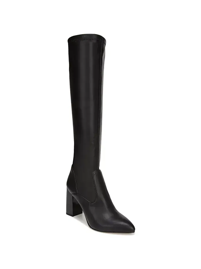 Женские ботинки Katherine до колена на блок-каблуке с острым носом, Regular и Wide Calf Franco Sarto