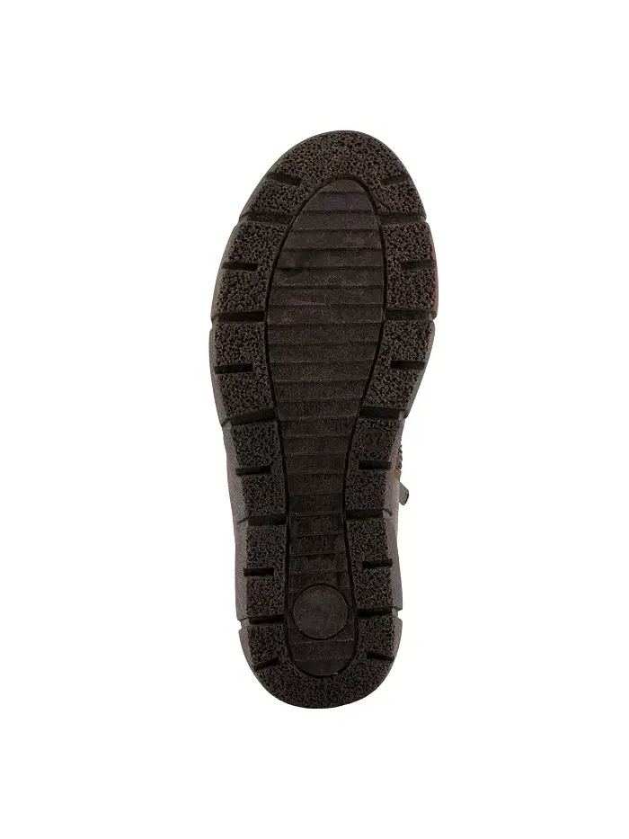 Катана Burnished Nubuck кожаный ботинок со съемной стелькой и прочной подошвой Spring Step — изображение 3 из 6, коричневый