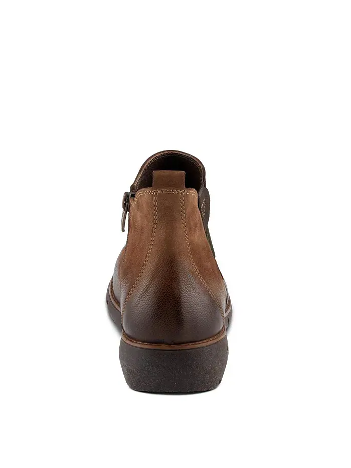 Катана Burnished Nubuck кожаный ботинок со съемной стелькой и прочной подошвой Spring Step — изображение 4 из 6, коричневый