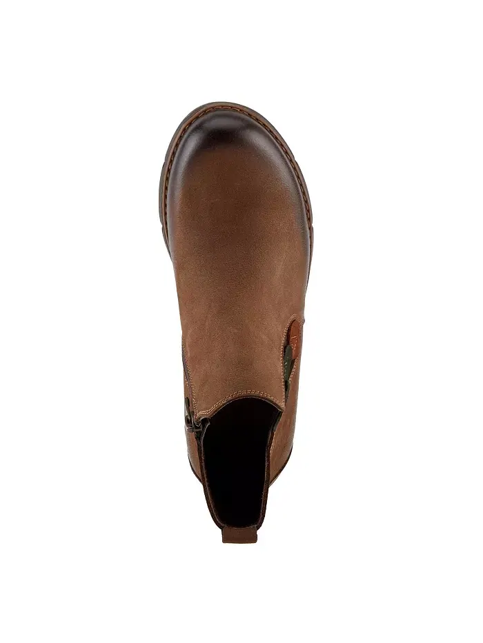 Катана Burnished Nubuck кожаный ботинок со съемной стелькой и прочной подошвой Spring Step — изображение 5 из 6, коричневый