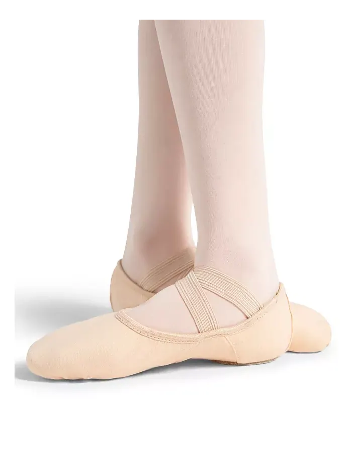 Детские балетки Hanami из узкого холста Capezio — изображение 1 из 4, розовый