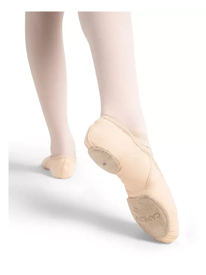 Детские балетки Hanami из узкого холста Capezio — изображение 2 из 4, розовый