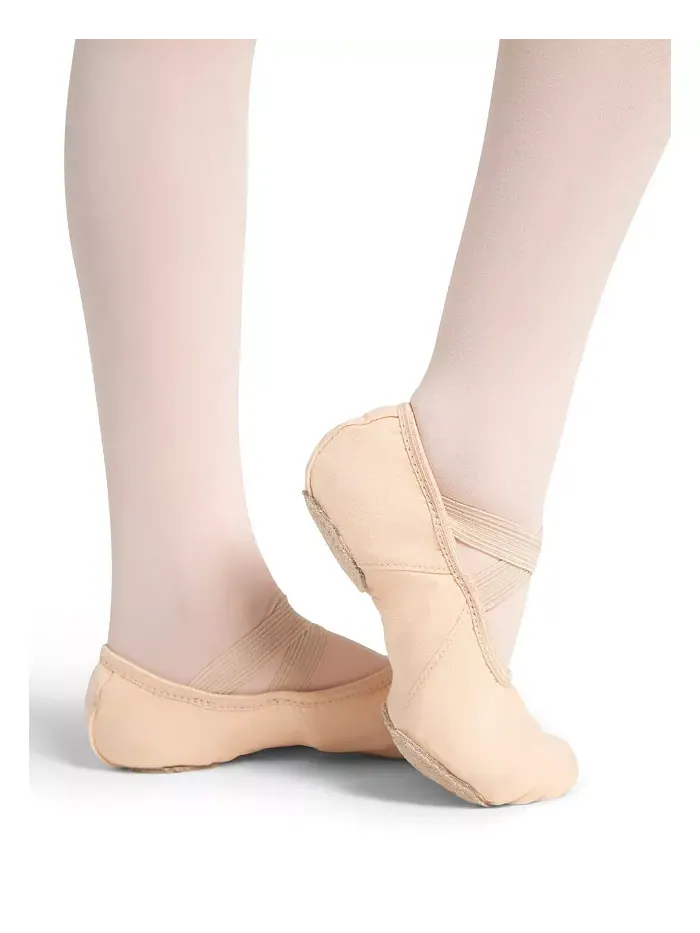 Детские балетки Hanami из узкого холста Capezio — изображение 3 из 4, розовый