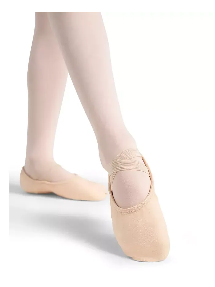Детские балетки Hanami из узкого холста Capezio — изображение 4 из 4, розовый