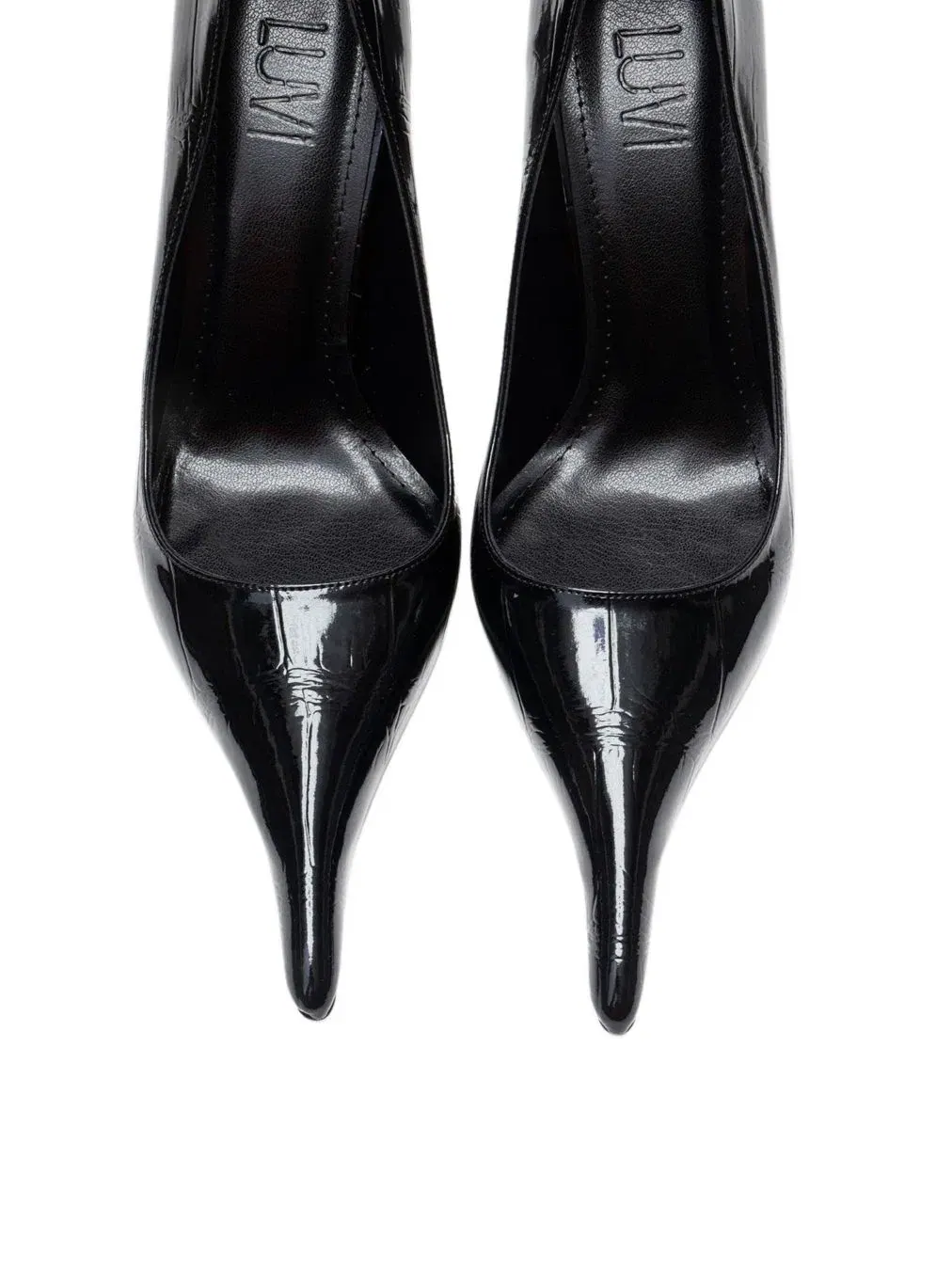 Туфли-лодочки Luce с острым носком на шпильке Prologue Shoes — изображение 4 из 5, черный