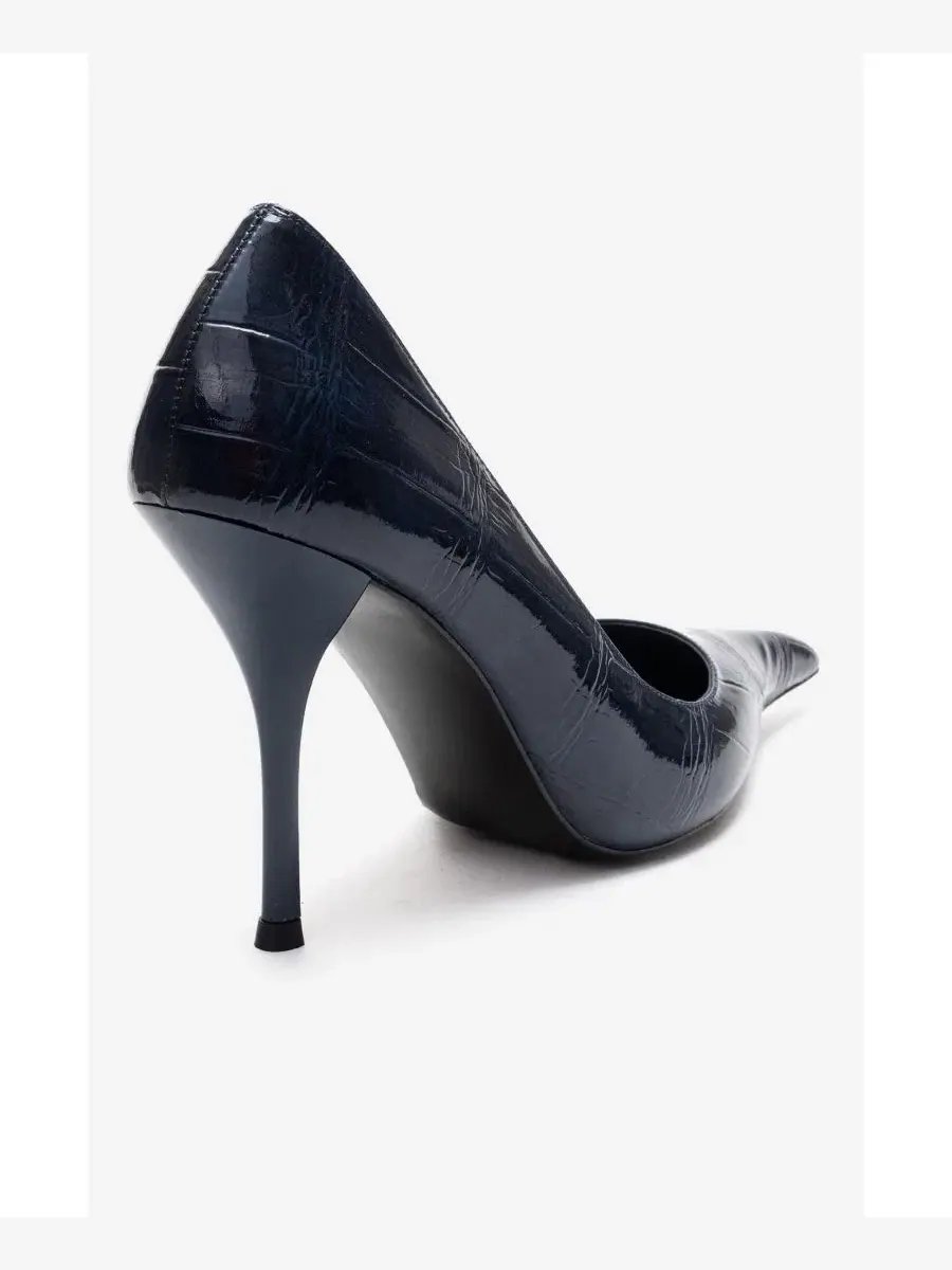 Туфли-лодочки Luce с острым носком на шпильке Prologue Shoes — изображение 6 из 6, темно-синий