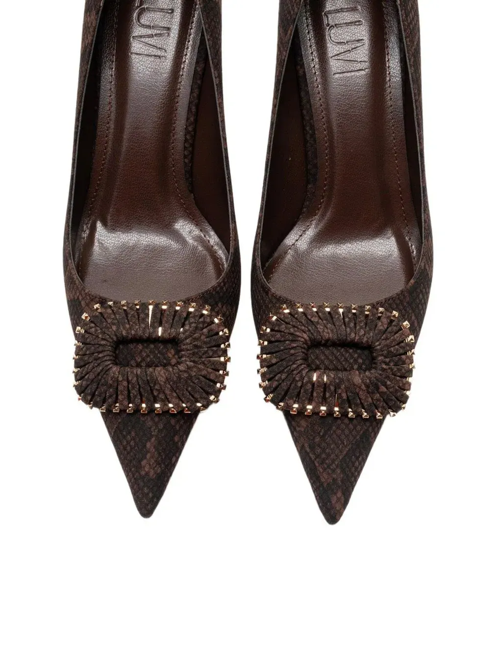 Женские туфли-лодочки на шпильке Rebel Prologue Shoes — изображение 3 из 6, коричневый