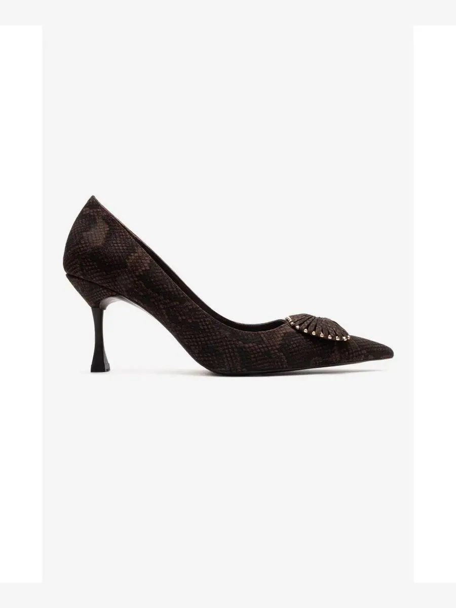Женские туфли-лодочки на шпильке Rebel Prologue Shoes — изображение 4 из 6, коричневый