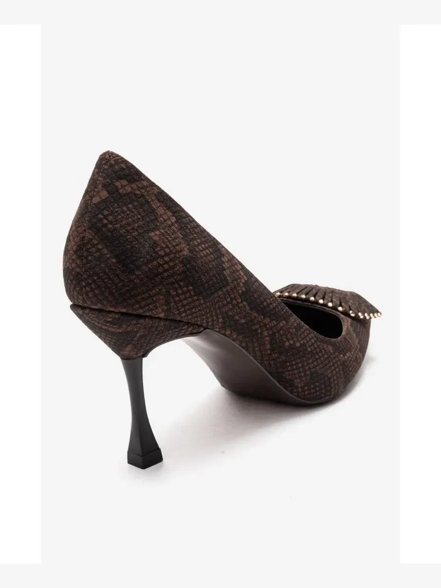 Женские туфли-лодочки на шпильке Rebel Prologue Shoes — изображение 5 из 6, коричневый
