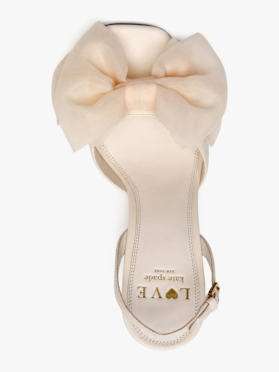 Женские сандалии Beau Dress Sandals kate spade new york — изображение 4 из 4, кремовый