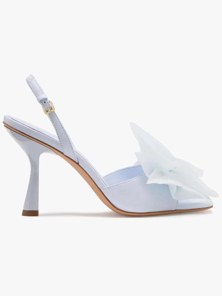 Женские сандалии Beau Dress Sandals kate spade new york, Taro Milk Mesh Leather — изображение 2 из 4